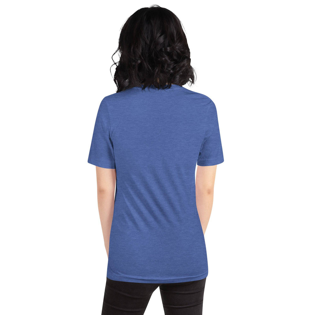 Black Heather "Yarn is My Love Language" T-shirt by Darn Good Yarn with printed text on the front.