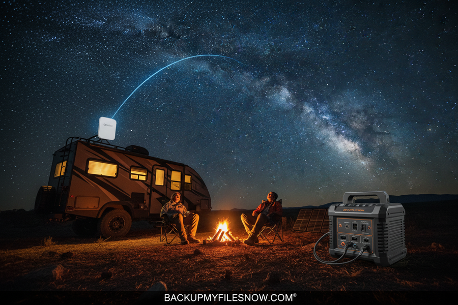 Starlink Mini Setup for RV, Camping, and Remote Work