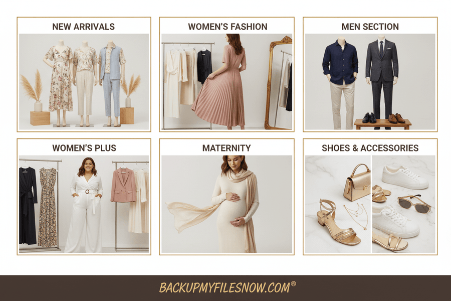Clothing, Shoes, & Accessories - BACKUPMYFILESNOW.COM®