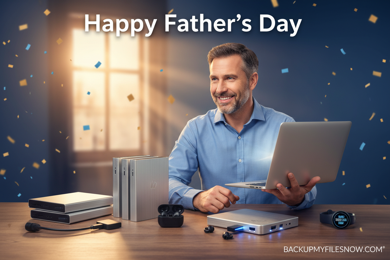 BACKUPMYFILESNOW.COM® Father's Day Shop