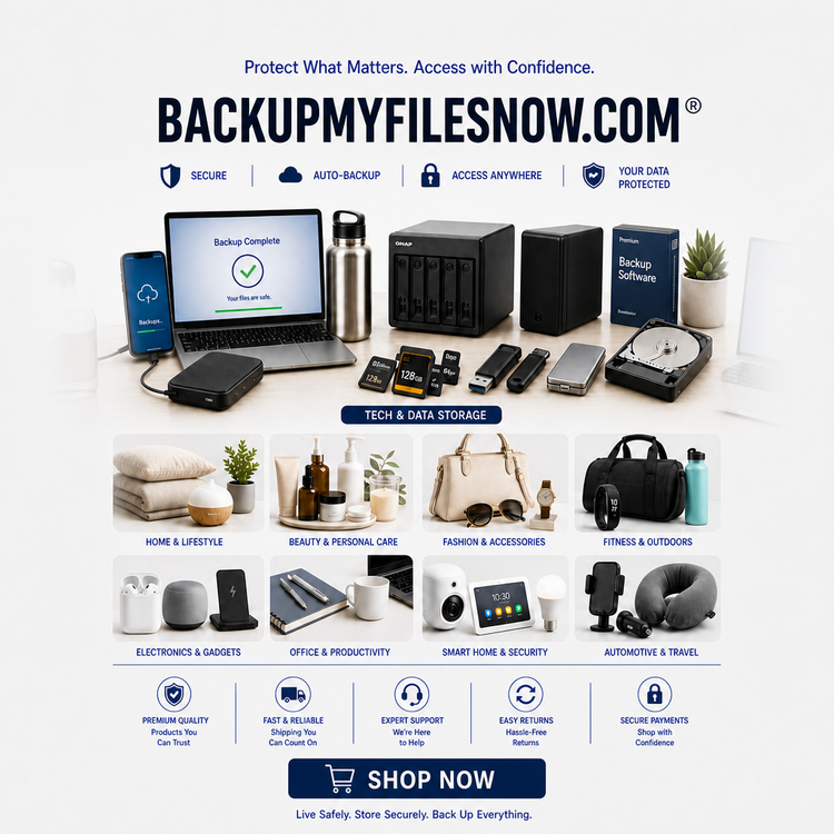 Electronics & Smart Tech - BACKUPMYFILESNOW.COM®