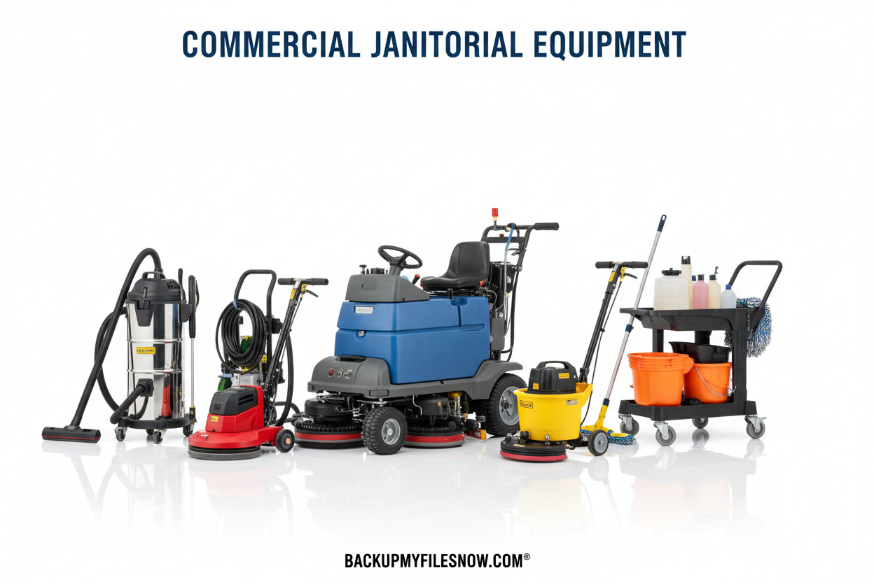 JANITORIAL SUPPLIES - BACKUPMYFILESNOW