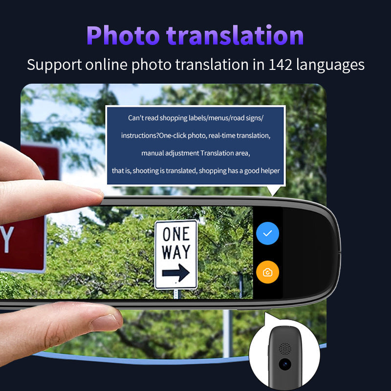International multi-language photo precision scanning translation pen with compact digital display and buttons