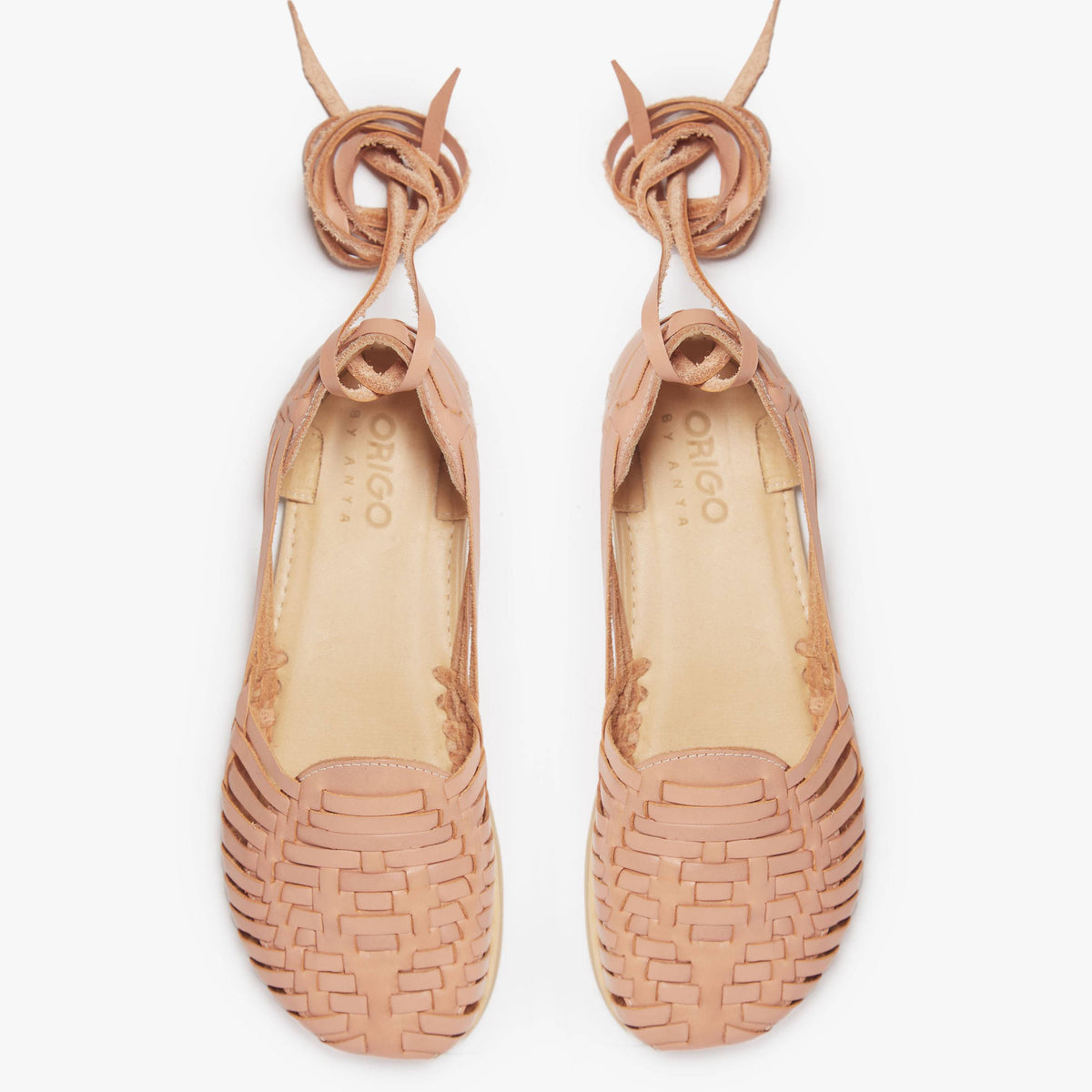 Origo Shoes Huarache Slip-On barefoot shoes in neutral color, showcasing breathable fabric and ergonomic design for comfortable wear.