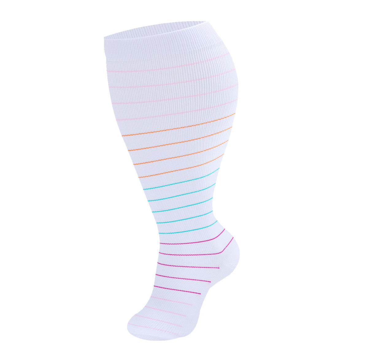 Plus-size nylon compression nurse socks for men and women by My Store