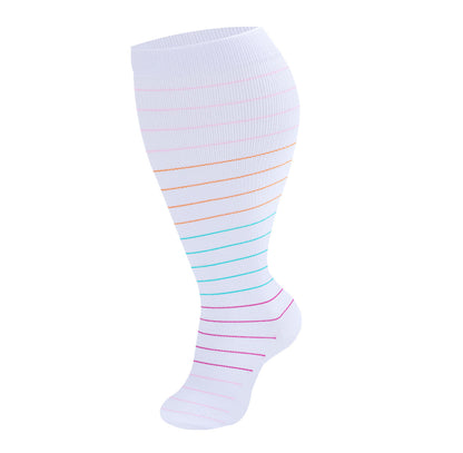 Plus-size nylon compression nurse socks for men and women by My Store