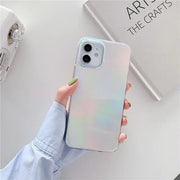 Fashion Laser Leopard Zebra Pattern Soft Case for iPhone