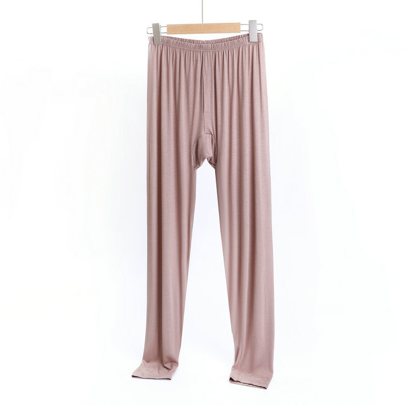 Men's summer modal pajama pants, thin plus-size sleepwear in a relaxed fit