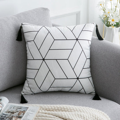Bohemian National throw pillow in a patterned textile design by My Store