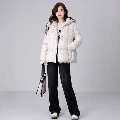 Winter warm cotton coat jacket by My Store in a classic cold-weather style