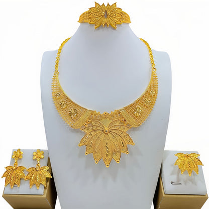 Women's Fashion All-match Jewelry Mirror Jewelry Suit