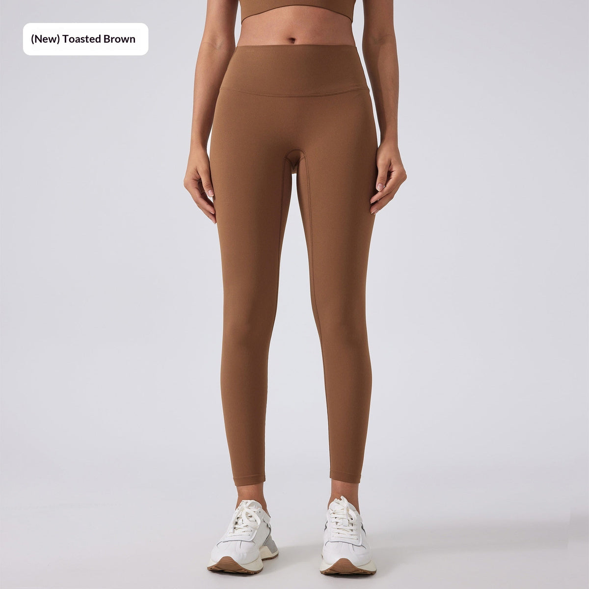 Nude Feel high waist hip lift yoga pants in a fitted design, front view