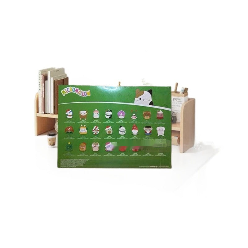 Children's toys Christmas calendar advent calendar with colorful toy compartments and festive design