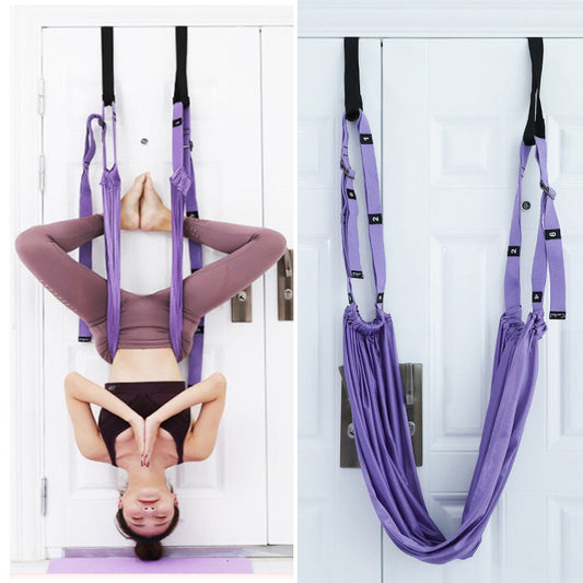 Fitness hip stretch yoga belt and inverted rope pull stretch belt for split and lower waist training