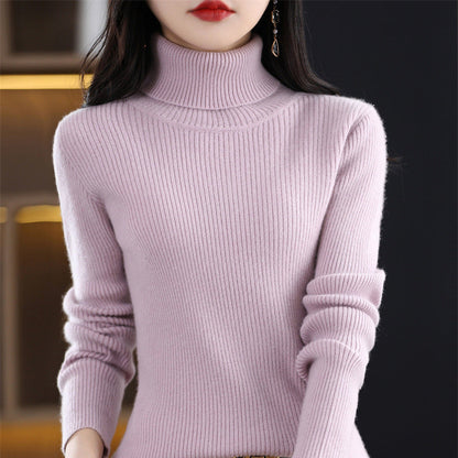 Women's fall/winter turtleneck sweater by My Store in a cozy knit design