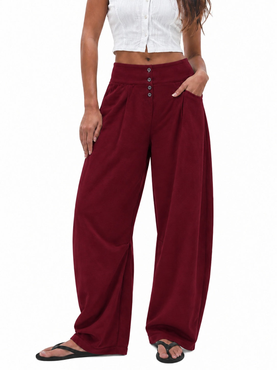 Women's casual pants by My Store, relaxed-fit trousers in a versatile everyday style