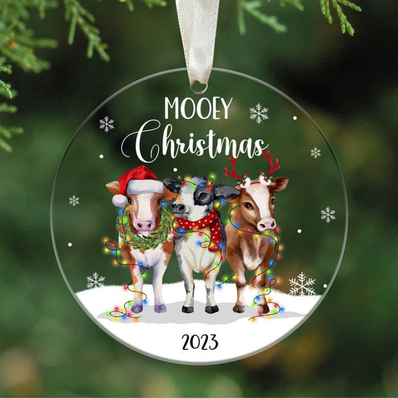 Christmas tree pendant decoration in a festive holiday design by My Store