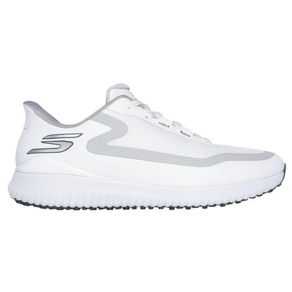 Skechers men's Flite spikeless golf sneakers in size 9.5, featuring a sleek athletic design and comfortable fit for golf.