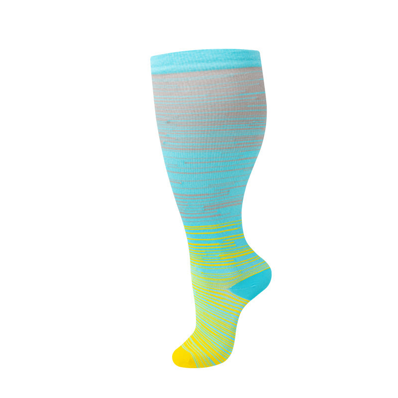 Plus-size nylon compression nurse socks for men and women by My Store