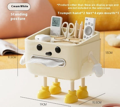 Multi-functional coffee table storage and paper box decoration in a modern design