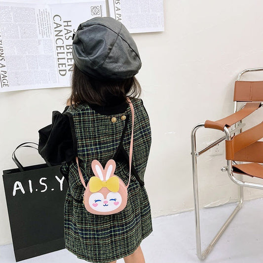 PU children's pocket money women's fashion crossbody bag in compact design