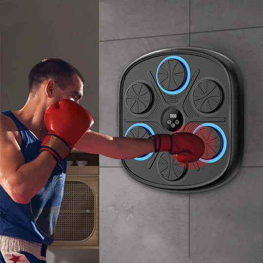 Music boxing target training wall target fitness equipment mounted on a wall