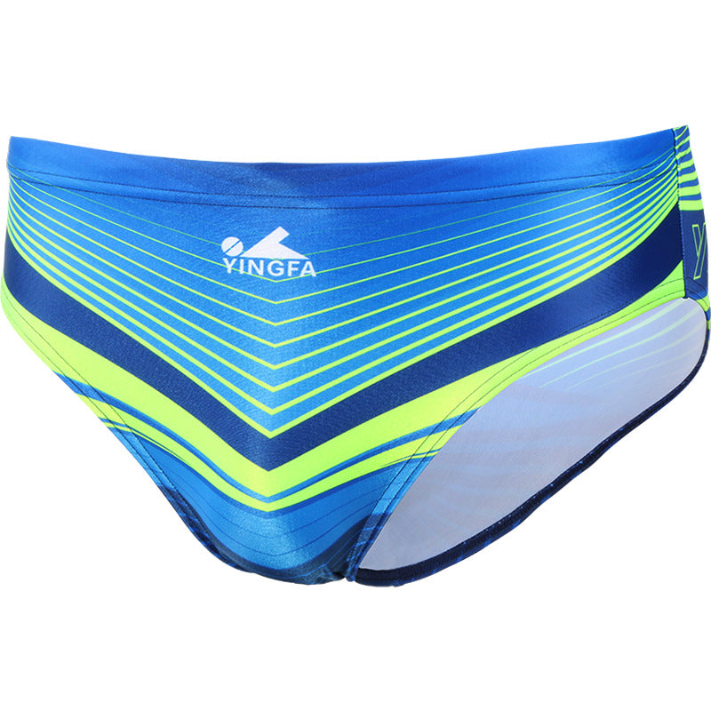 Professional racing training triangular swimming trunks in a streamlined design