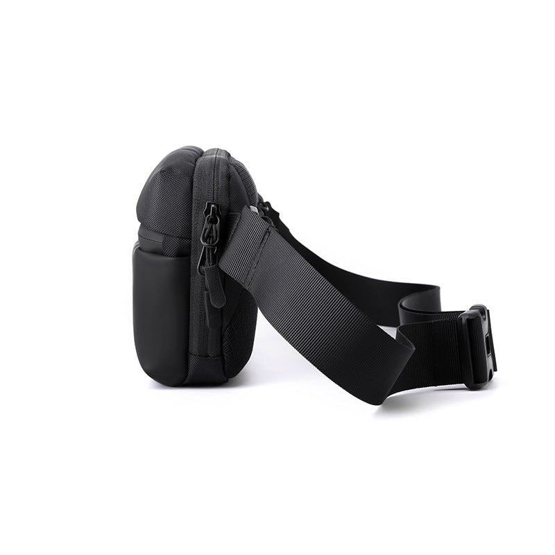 Wautton small fanny pack waist bag for women and men, with adjustable strap, ideal for hiking, running, travel, and walking.