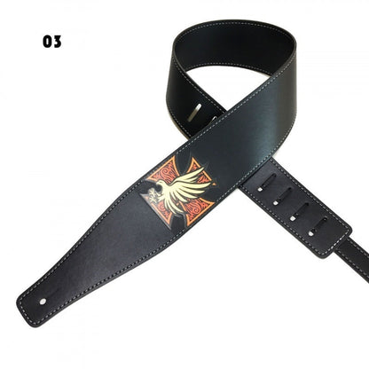 Color printing folk guitar shoulder strap for musical instrument accessories by My Store