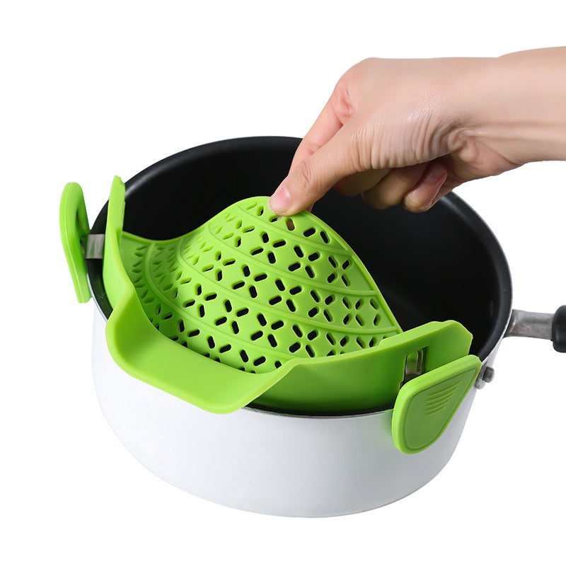 Silicone pot side drain stopper for kitchen gadgets by My Store