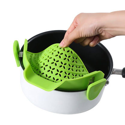 Silicone pot side drain stopper for kitchen gadgets by My Store