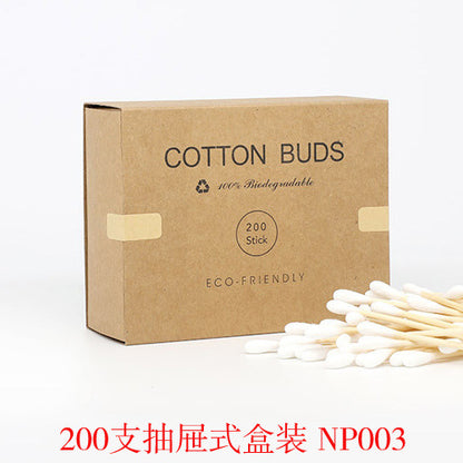 200 Eco-Friendly Bamboo Cotton Buds