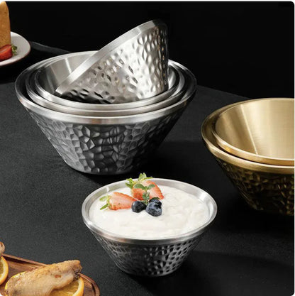 Stainless Steel Bamboo Hat Rice Bowl