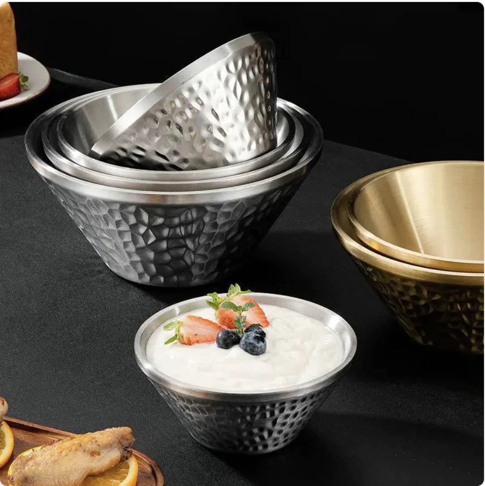Stainless Steel Bamboo Hat Rice Bowl