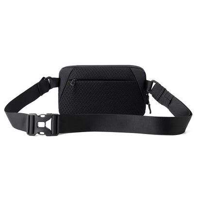 Wautton small fanny pack waist bag for women and men, stylish crossbody belt bag for hiking, running, travel, and walking.