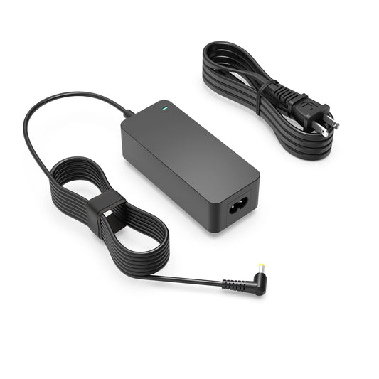Acer Aspire V5 65W AC charger and power supply adapter with cord, compatible with V5-121, V5-122P, V5-571, V5-561 laptops.
