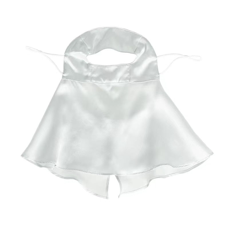Sun protective face mask for summer, full-face UV protection covering nose, mouth, and neck