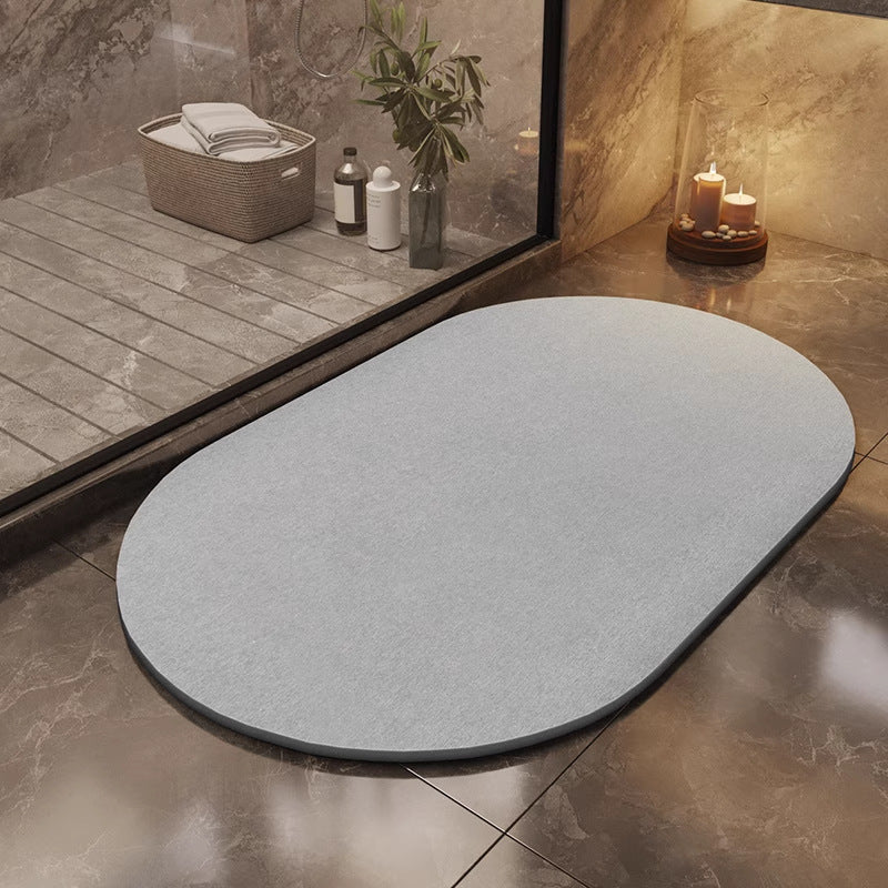 Water-absorbent non-slip quick-drying entryway doormat in a textured design