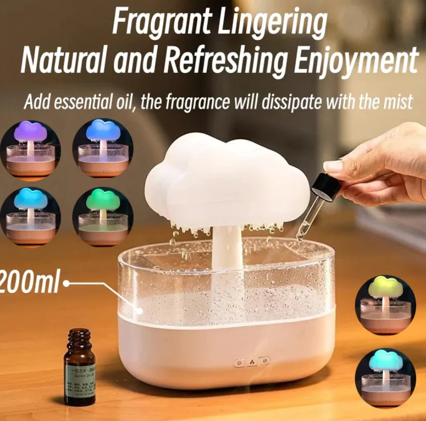 Rain Cloud LED Aroma Humidifier