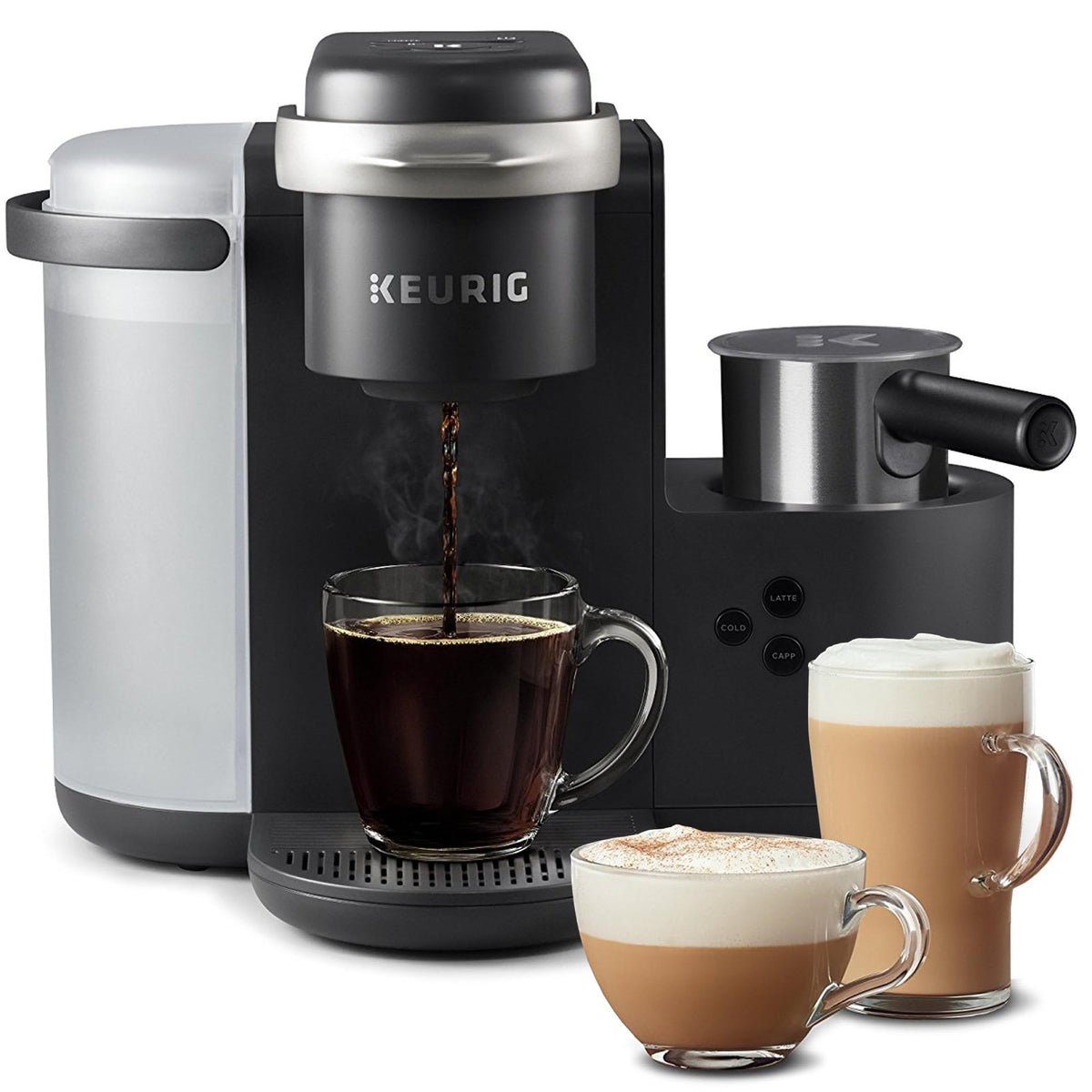 Keurig K-Cafe Duo Dark Charcoal Coffee & Cappuccino Maker