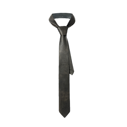 Black retro arrow-shaped tie by My Store with erasable design