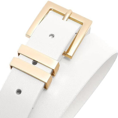 Slim versatile belt for jeans and dresses, featuring a luxurious stylish design by My Store