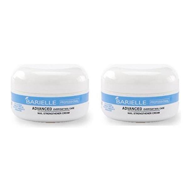 Pasteur Pharmacy Barielle Nail Strengthener Cream in 1 oz jar, showing smooth cream for strengthening and nourishing nails.