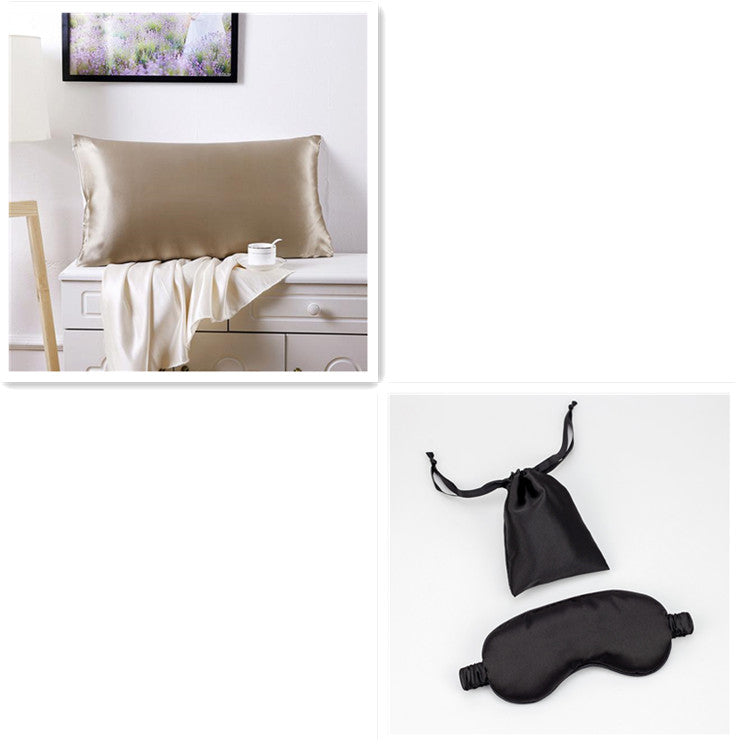Double-sided 100% silk pillowcase, 19 momme fabric close-up
