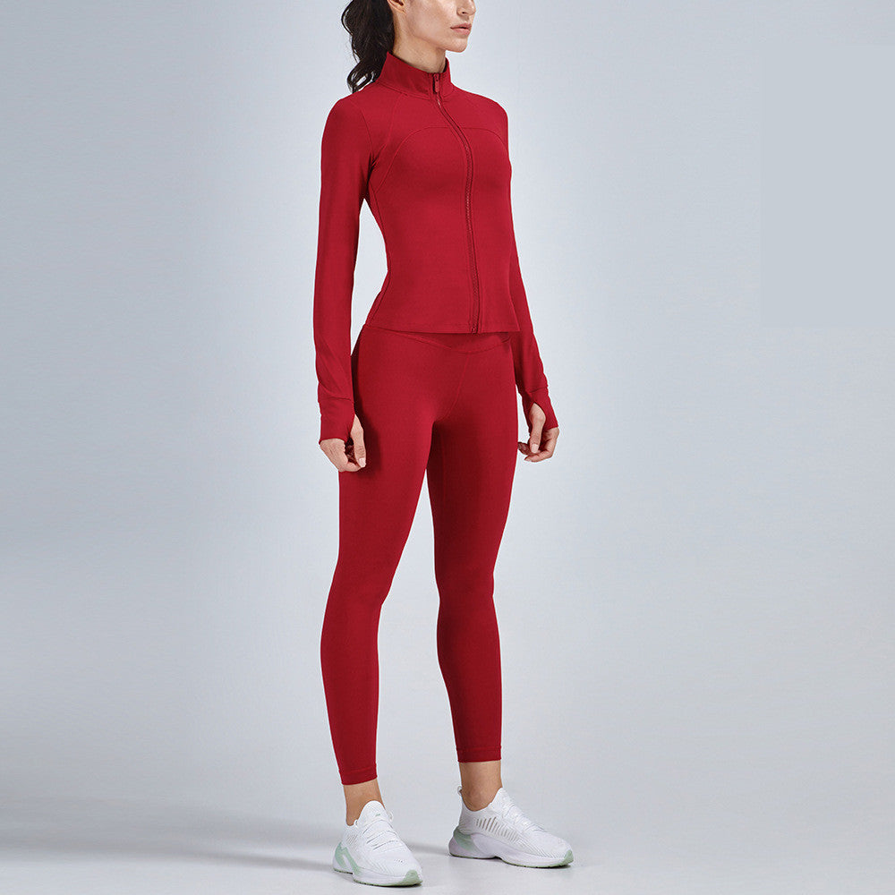 Amazon’s new autumn and winter yoga clothing suit, warm athletic outfit for women