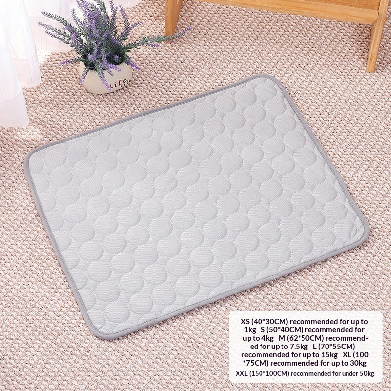 Pet sofa cooling ice silk pad temperature-lowering sleeping mat for comfortable rest