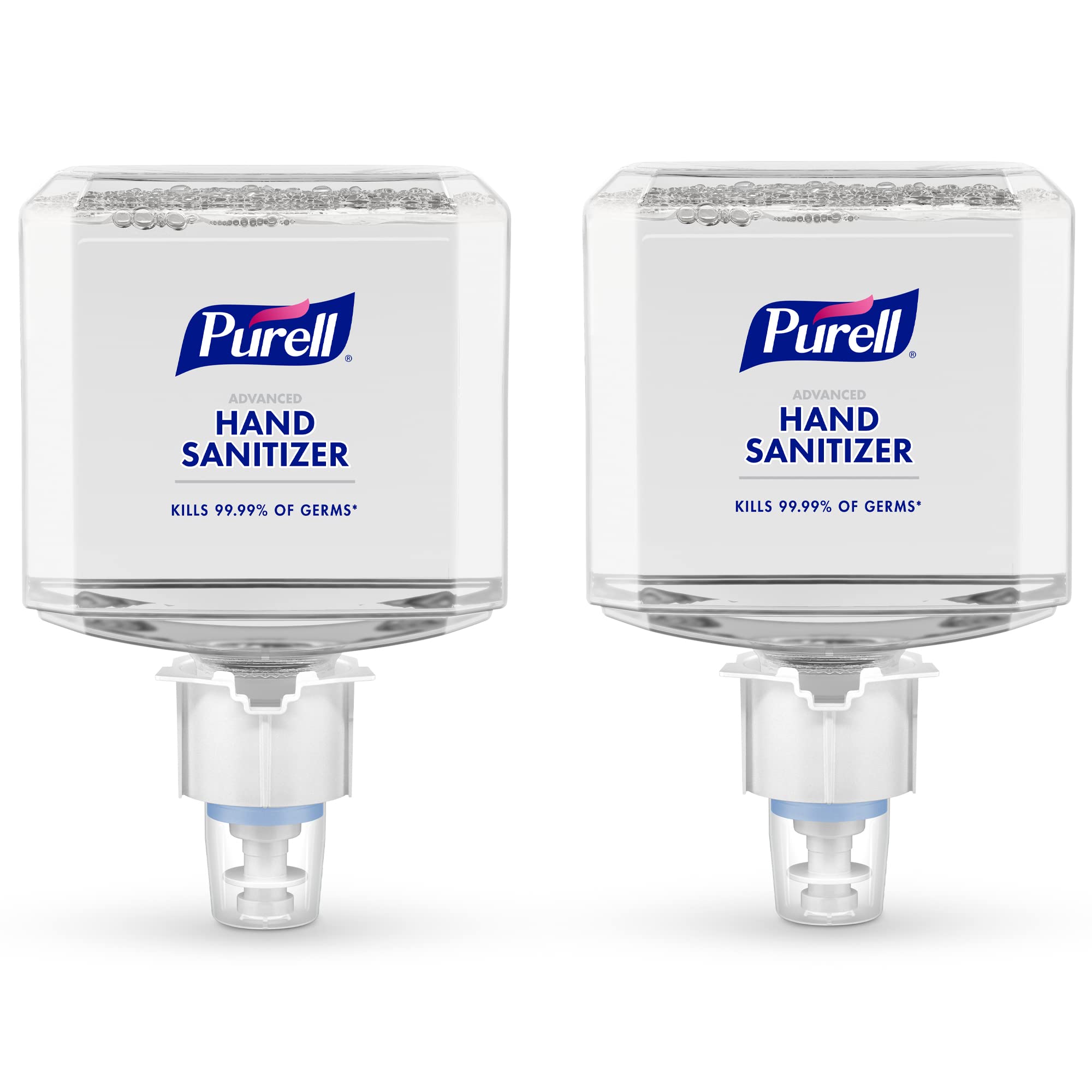 PURELL Brand Advanced Hand Sanitizer Foam Clean Scent 1200 mL Refill for PURELL ES6 Automatic Hand Sanitizer Dispenser (Pack of 2) - 6453-02