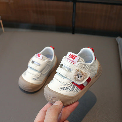 Children's Breathable Mesh Shoes Men's And Women's Soft Bottom Casual