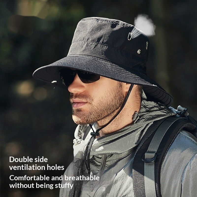 Spring summer men's bucket hat in a casual design from My Store