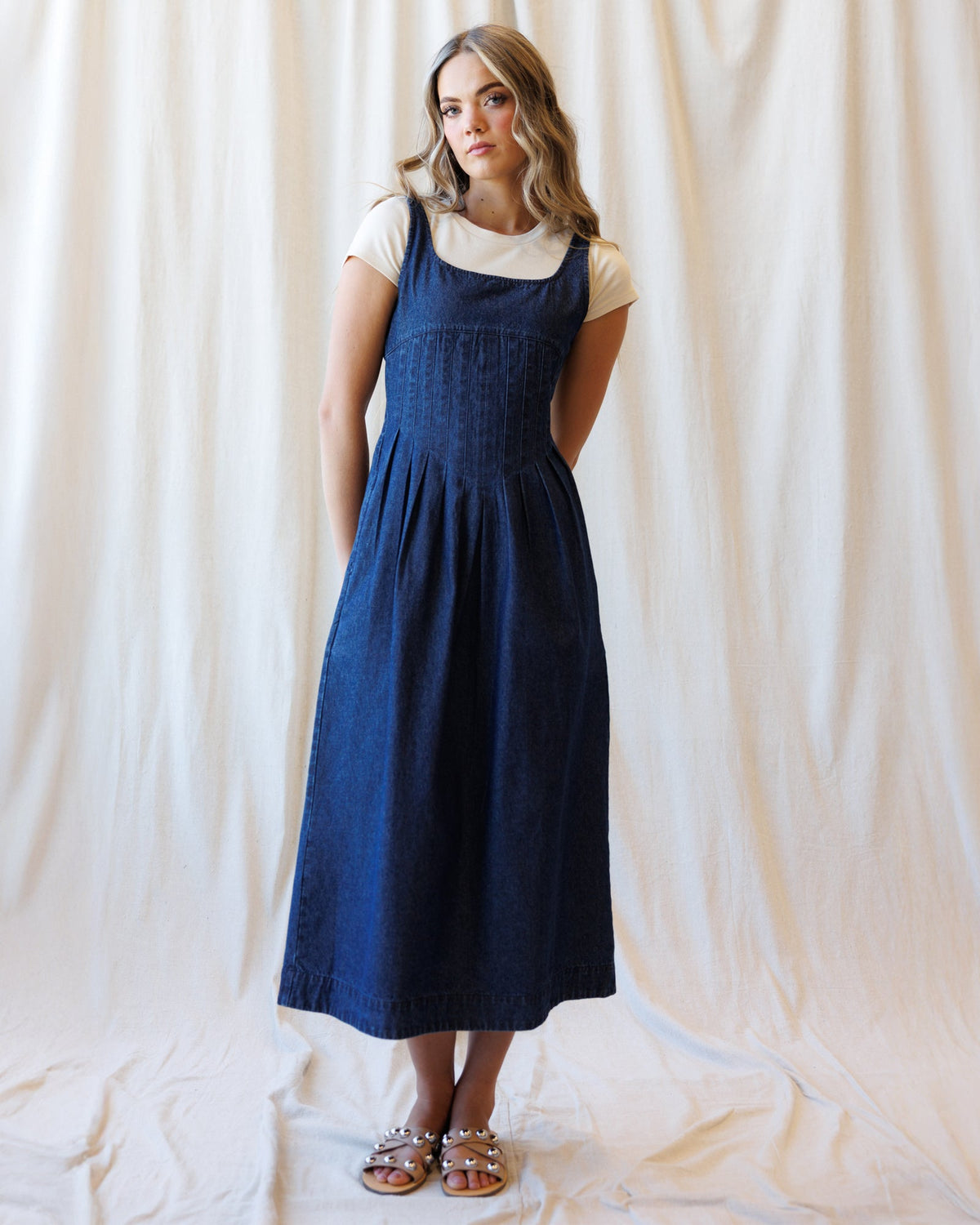 Downeast Best Ever Dress in a stylish, flowy design with a soft fabric, perfect for casual or dressy occasions.